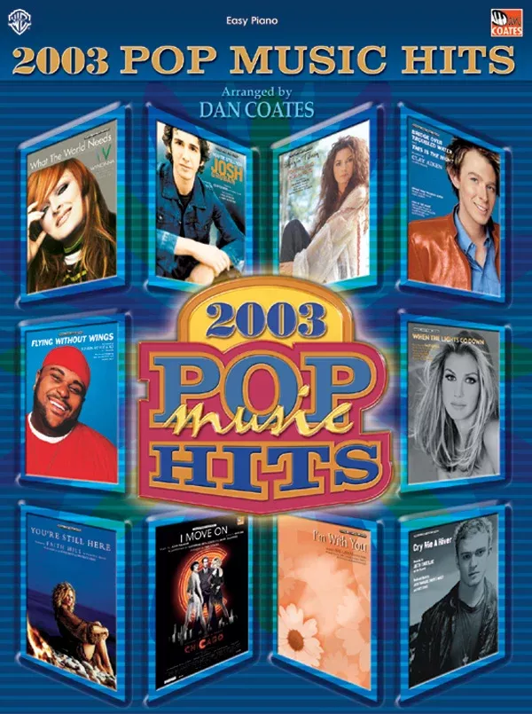 2003 Pop Music Hits: Piano Book