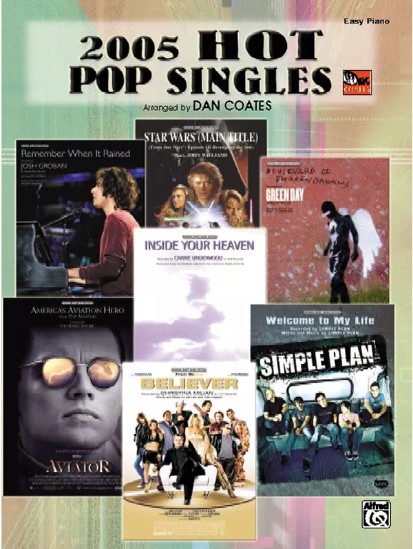 2005 Hot Pop Singles: Piano Book