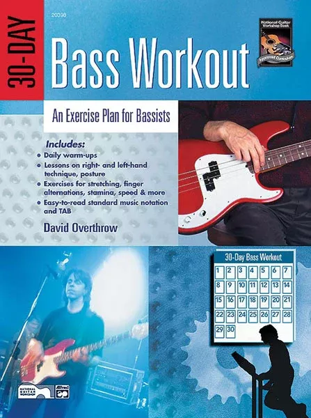 30-Day Bass Workout: Bass Guitar Book
