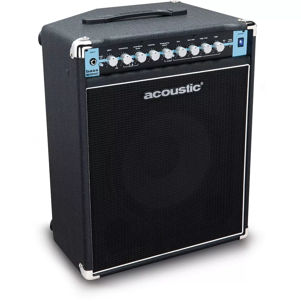 Acoustic B100C 1×12 100W Bass Combo With Tilt-Back Cab – Black