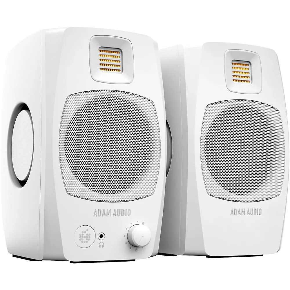 ADAM Audio D3V 3″ Active Studio Monitors (Pair) White