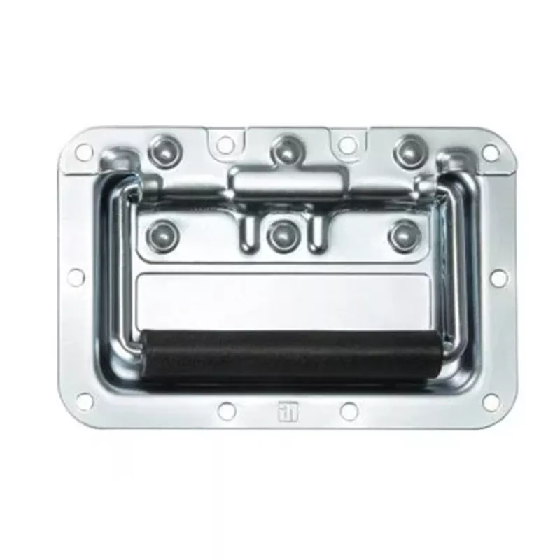 Adam Hall AH-34082 Recessed Sprung Handle Medium in Dish 8mm Deep