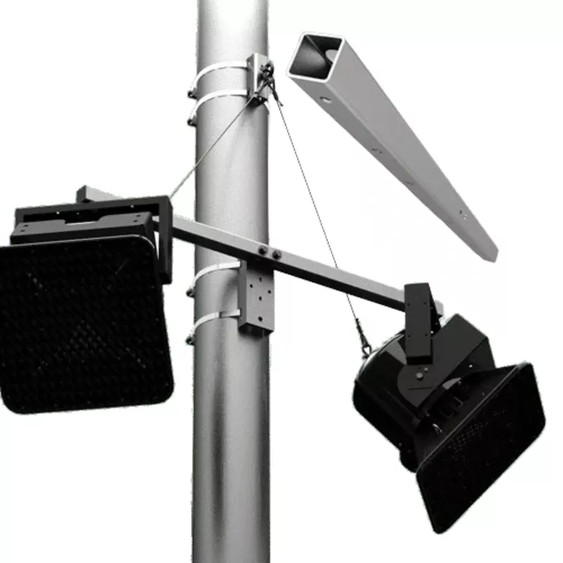 Adaptive Technologies Group PM-DA-48 Pole Mount Dual Adapter – 48″