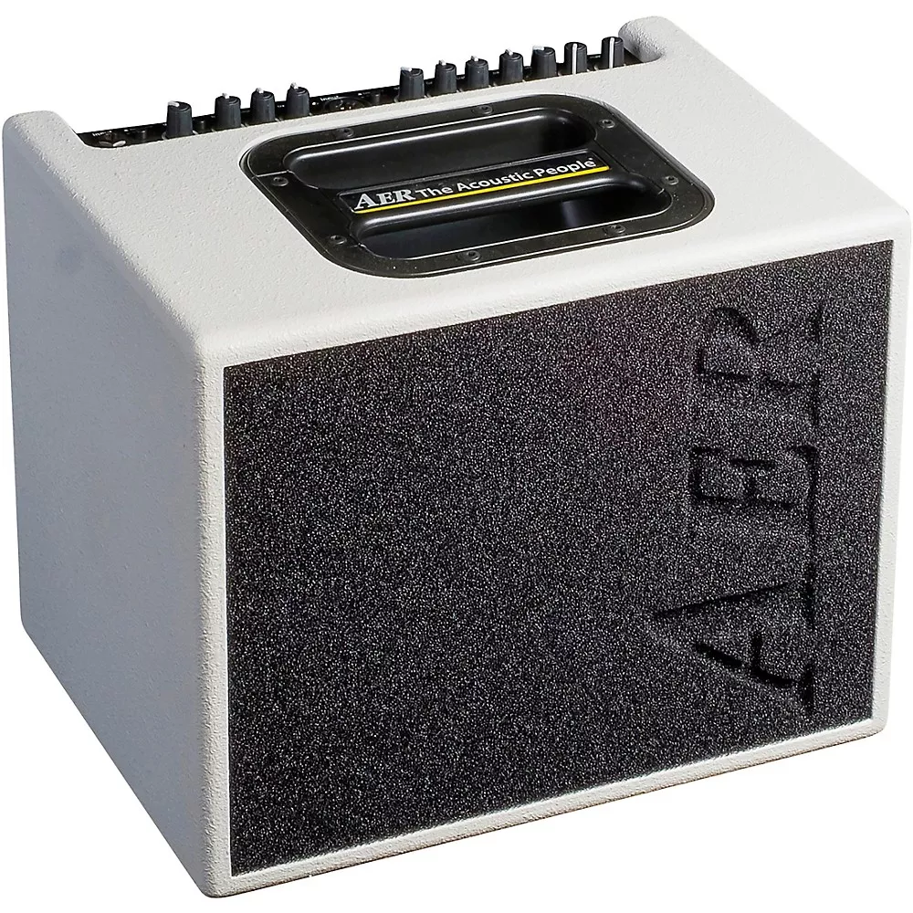 AER Compact 60/4 60W 1x8 Acoustic Guitar Combo Amplifier - White Textured