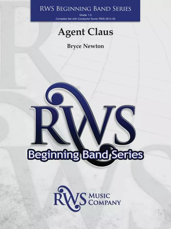 Agent Claus: Concert Band Conductor Score & Parts