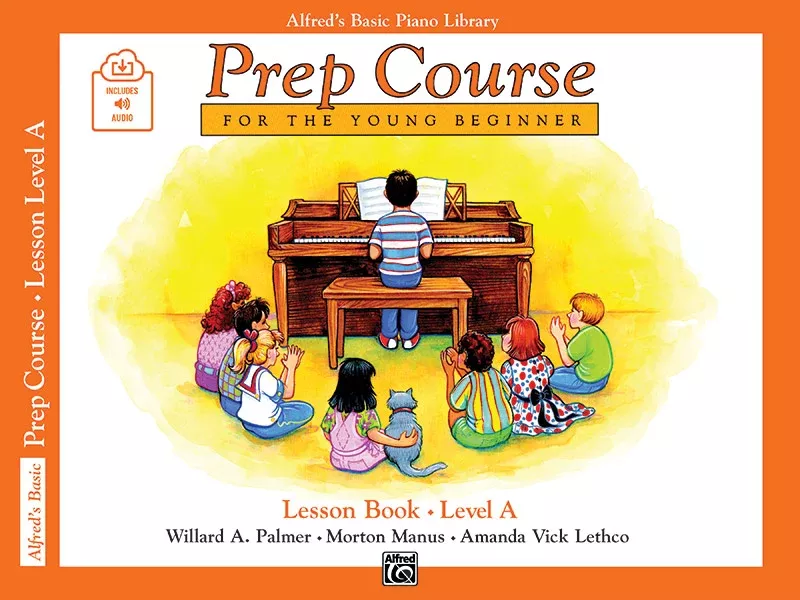Alfred’s Basic Piano Prep Course: Lesson Book A: Piano Book & Online Audio