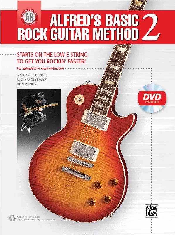 Alfred's Basic Rock Guitar Method 2: Guitar Book & DVD