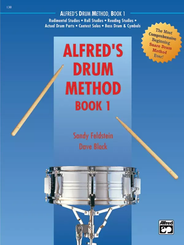 Alfred's Drum Method, Book 1: Snare Drum Book & DVD (Hard Case)
