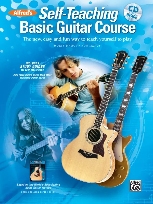 Alfred's Self-Teaching Basic Guitar Course: Guitar Book & CD