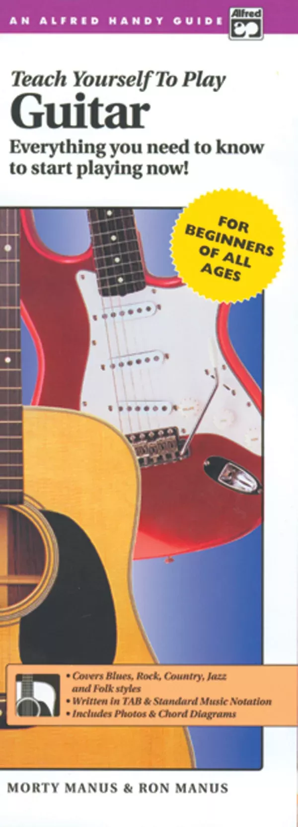 Alfred's Teach Yourself to Play Guitar: Guitar Handy Guide & CD