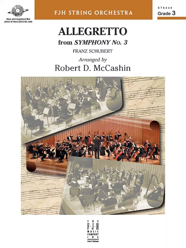 Allegretto from Symphony No 3: String Orchestra Conductor Score & Parts