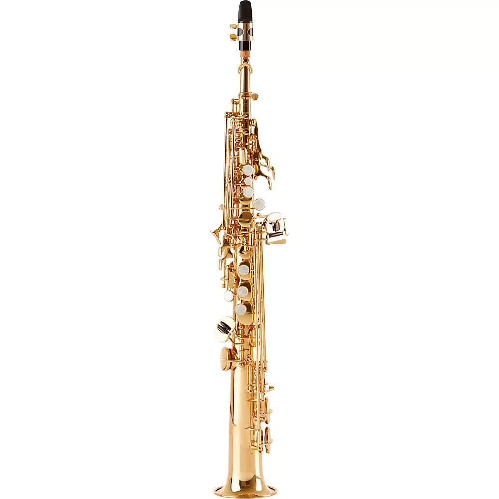 Allora ASPS-450 Vienna Series Straight Soprano Sax Lacquer Lacquer Keys
