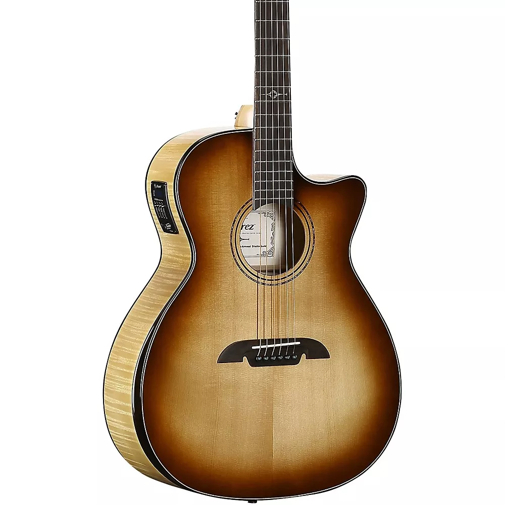Alvarez AEG800CE Grand Auditorium Acoustic-Electric Guitar - Shadow Burst