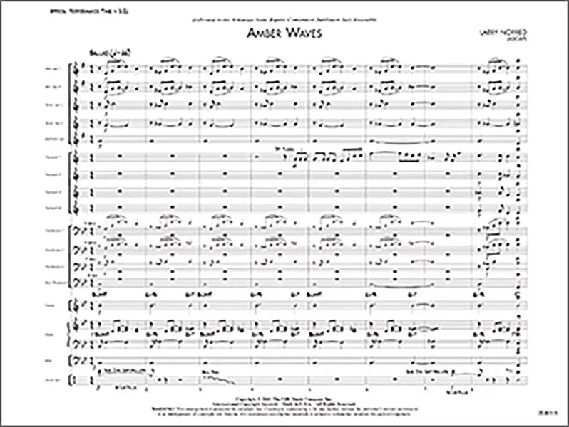 Amber Waves: Score