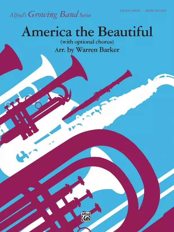 America, the Beautiful (with optional SA/SAB chorus): Score