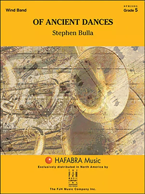 Of Ancient Dances: Concert Band Conductor Score & Parts