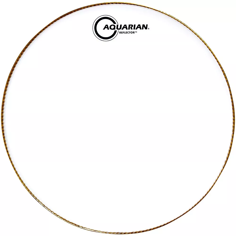 Aquarian Ice White Reflector Drum Head 12 in.