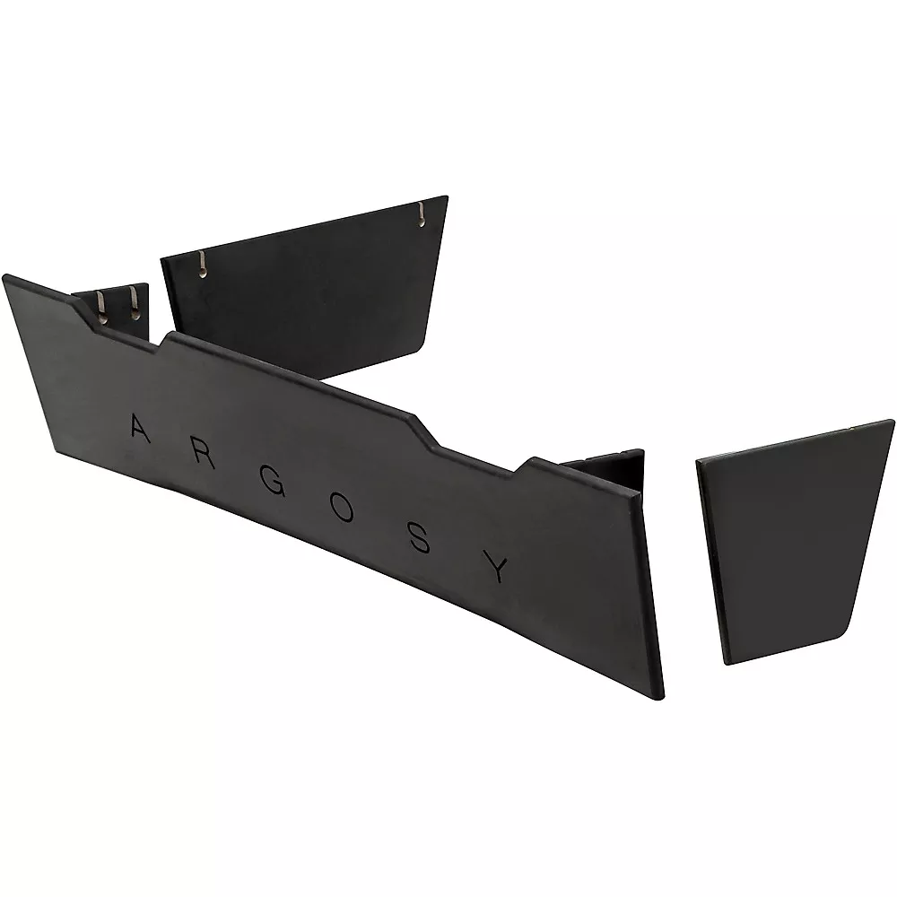 Argosy Modesty Panel for AIRE Artist Workstation, Desktop Angled to Left (no racks) Right