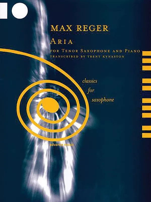 Aria Opus 103a, No. 3: Tenor Saxophone & Piano Score & Part
