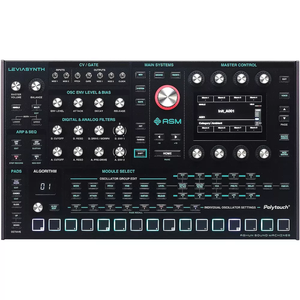 ASM Leviasynth Desktop Hybrid Synthesizer