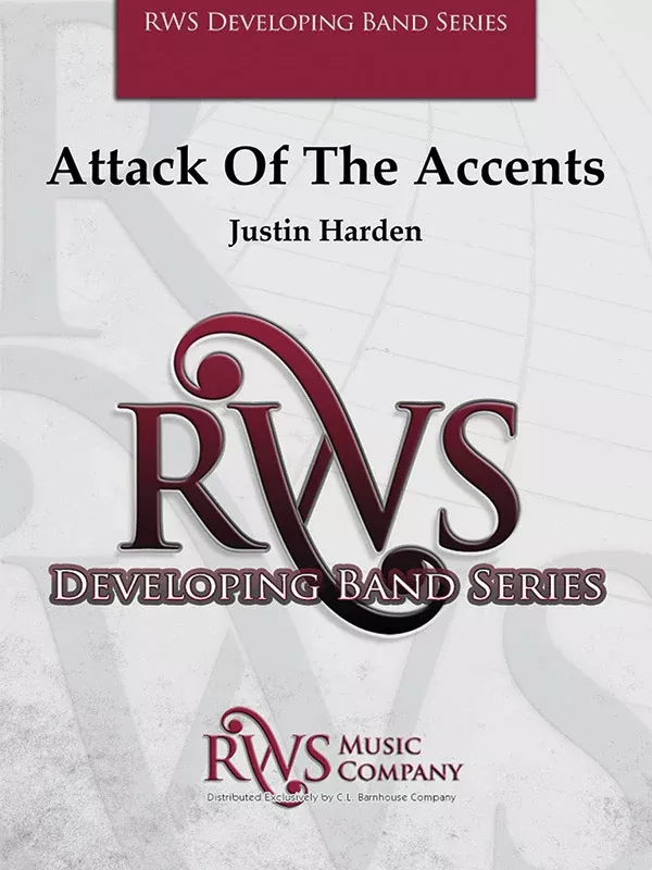 Attack of the Accents: Concert Band Oversized Conductor Score