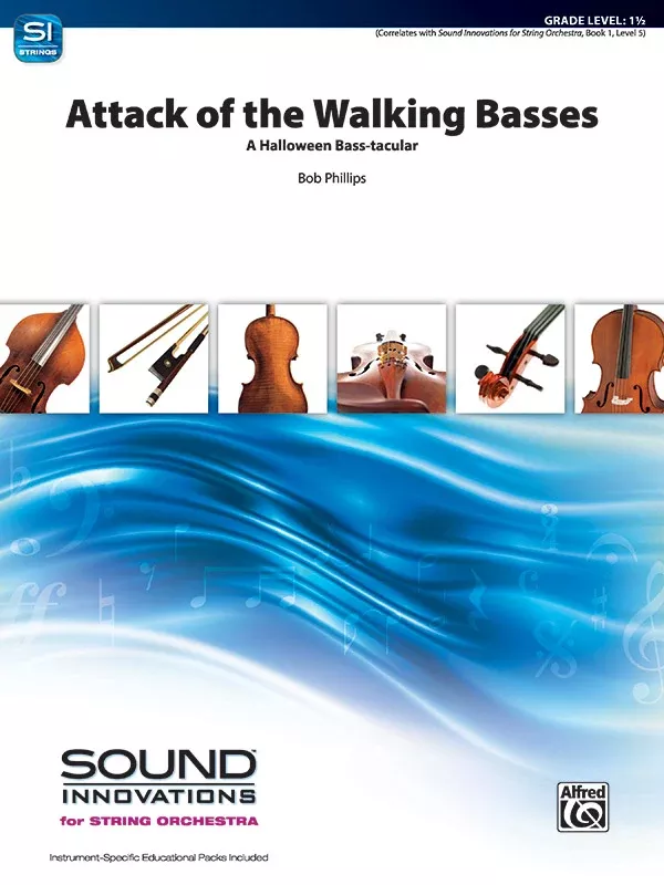 Attack of the Walking Basses: String Orchestra Conductor Score & Parts