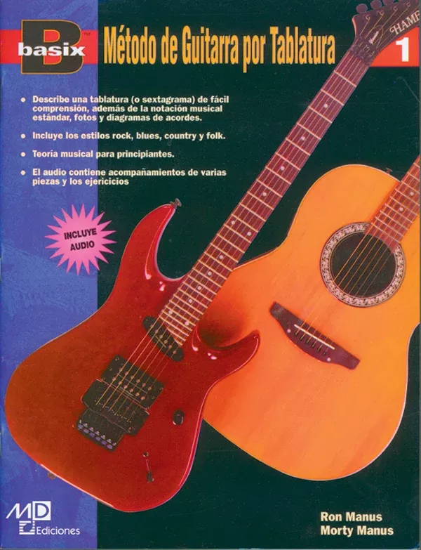 Basix: TAB Guitar Method 1: Guitar Book & CD