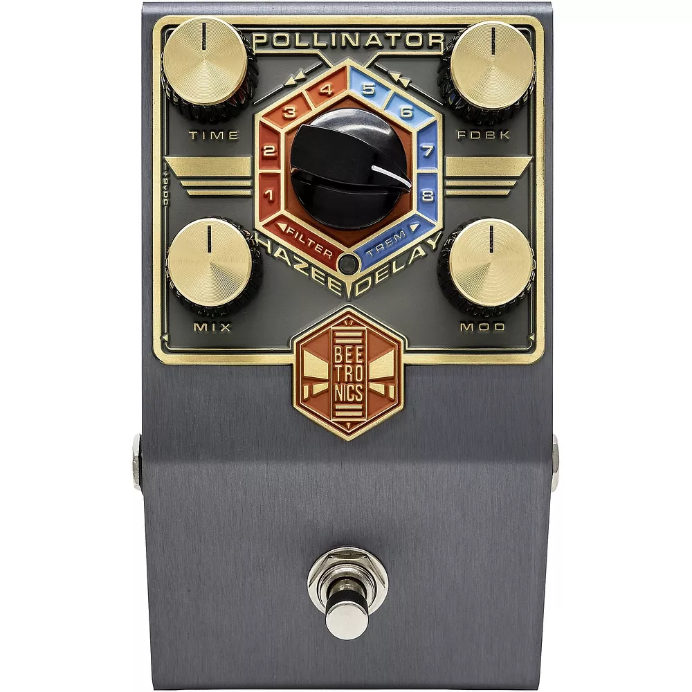 Beetronics FX Pollinator Hazee Delay Pedal - Dark Grey