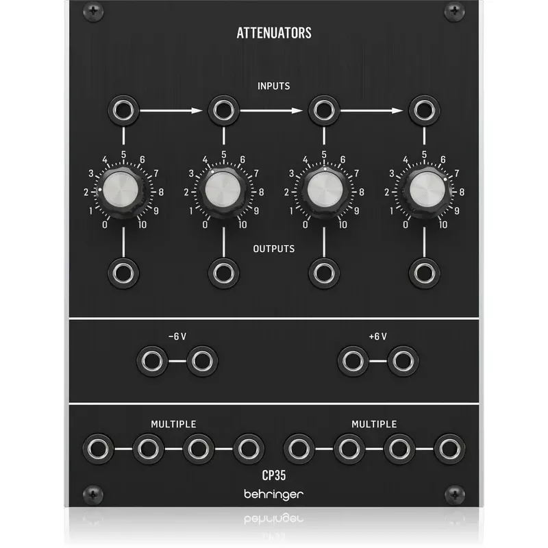 Behringer CP35 ATTENUATORS – Analog Attenuator and Multiples Eurorack Module (DEMO)