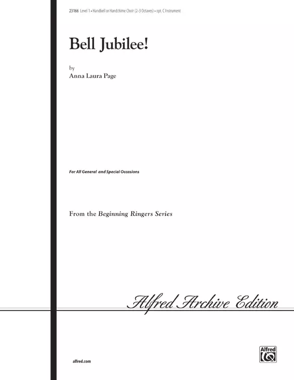Bell Jubilee!: Handbells 2-3 Octaves Sheet