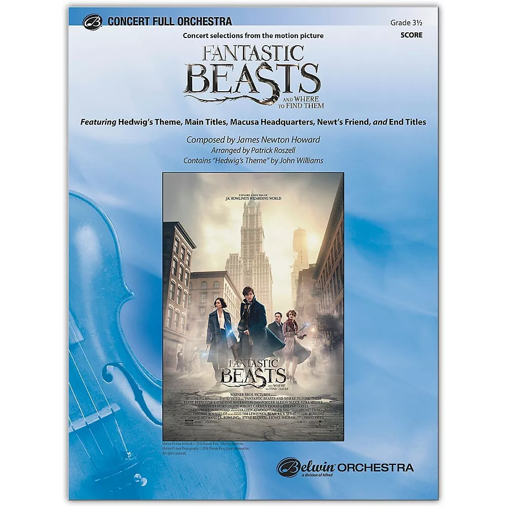 BELWIN Fantastic Beasts and Where to Find Them Conductor Score 3.5