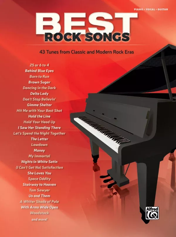 Best Rock Songs: Piano/Vocal/Guitar Book