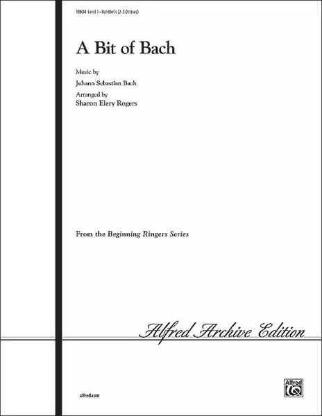 A Bit of Bach: Handbells 2-3 Octaves Sheet
