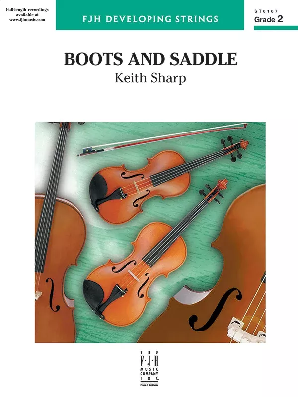 Boots and Saddle: String Orchestra Conductor Score & Parts