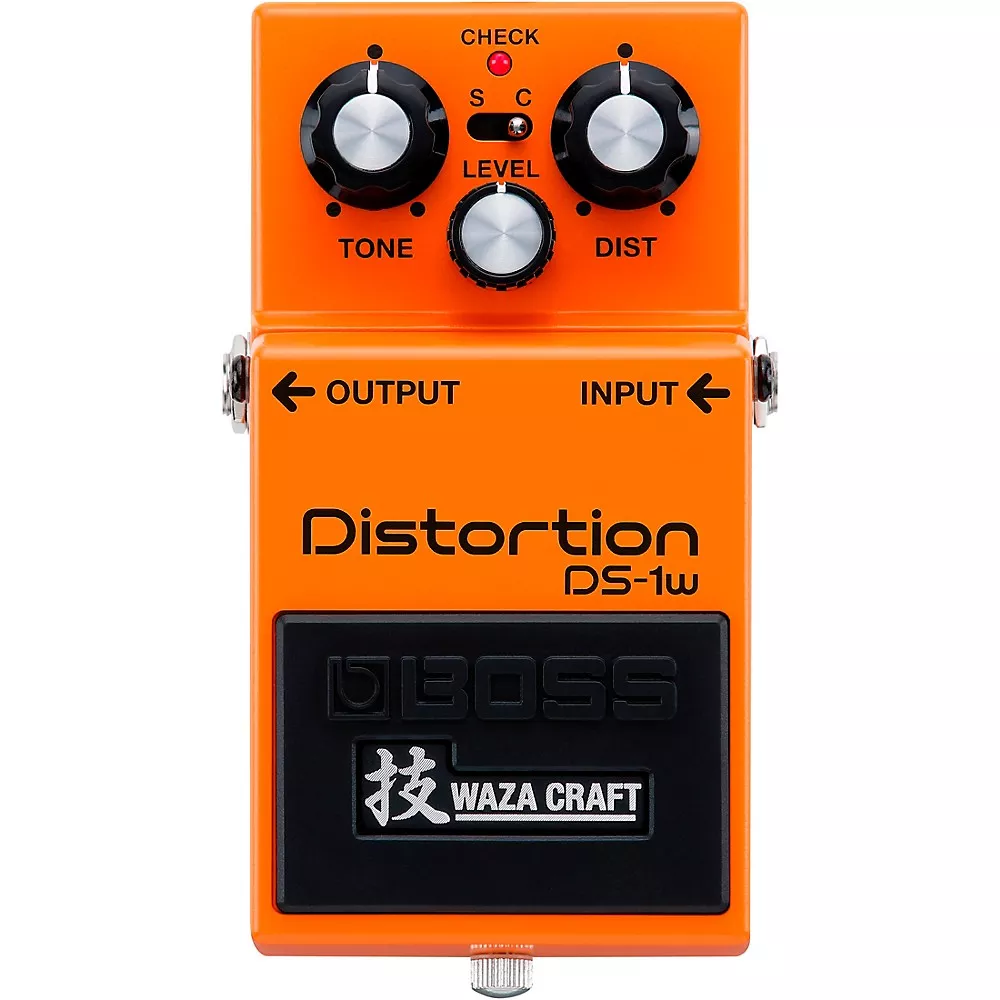 BOSS DS-1W Waza Craft Distortion Guitar Effects Pedal - Orange