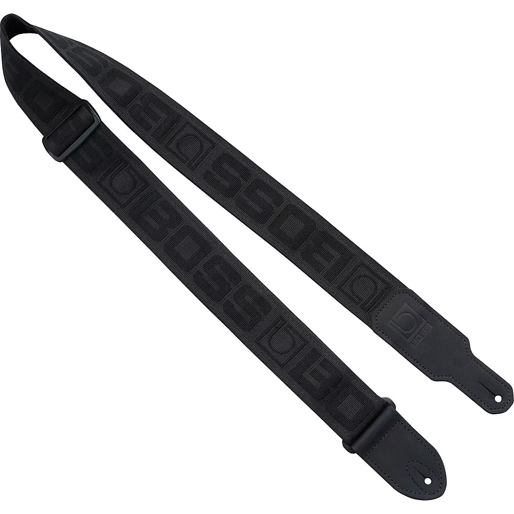 BOSS Monogram Guitar Strap Black 2 in.