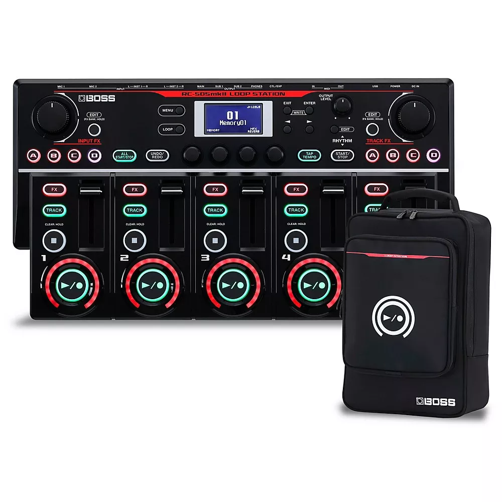 BOSS RC505-MkII Bundle With CB-RC505 Carrying Bag