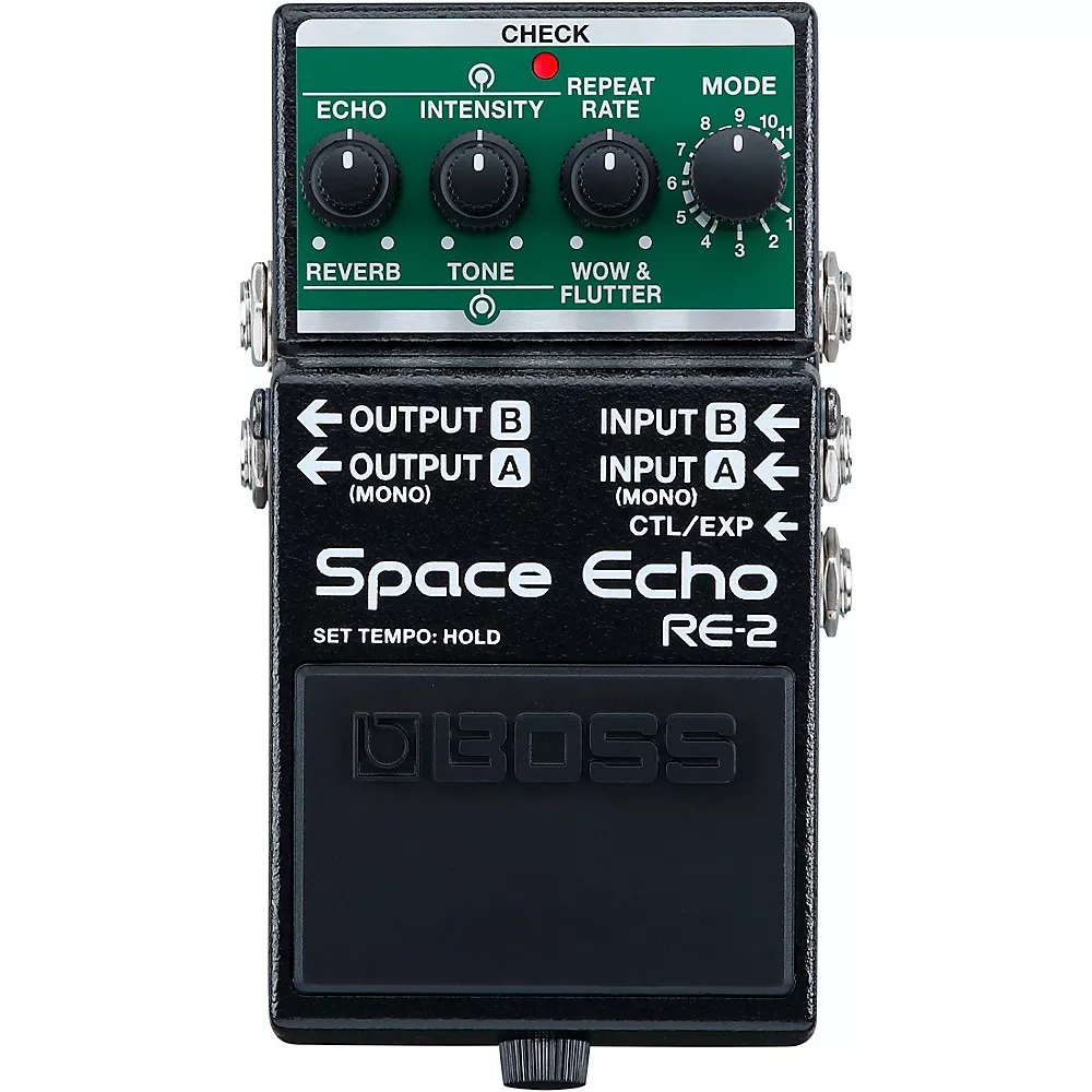 BOSS RE-2 Space Echo Effects Pedal - Black