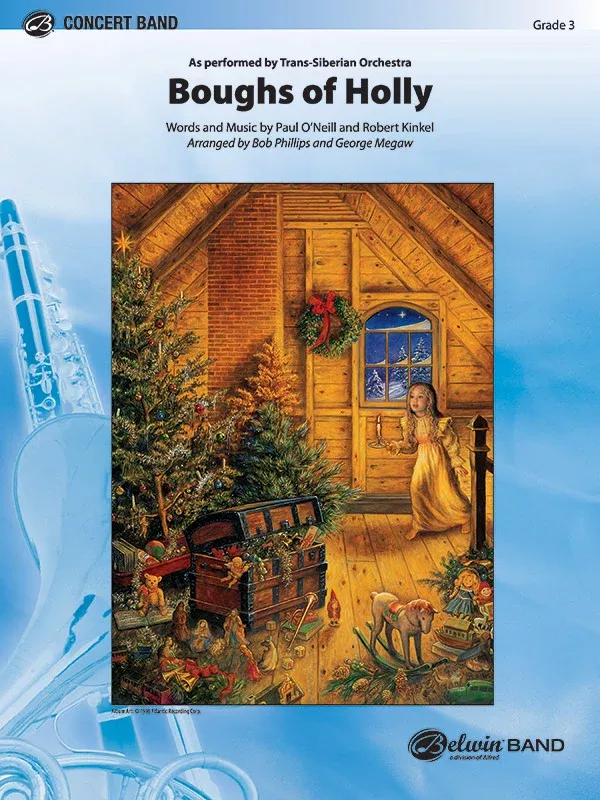 Boughs of Holly: Concert Band Conductor Score & Parts