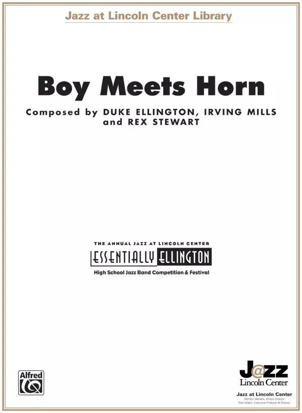Boy Meets Horn: Jazz Ensemble Conductor Score & Parts