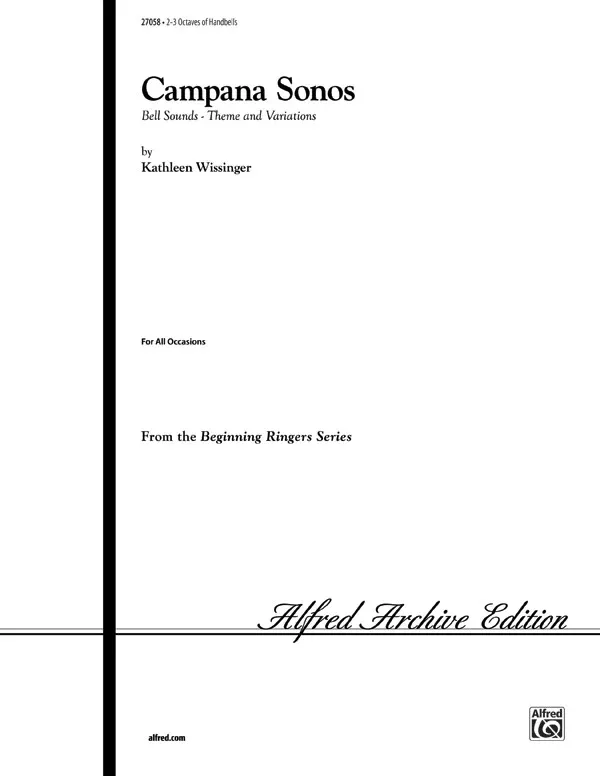Campana Sonos (Bell Sounds): Handbells 2-3 Octaves Sheet