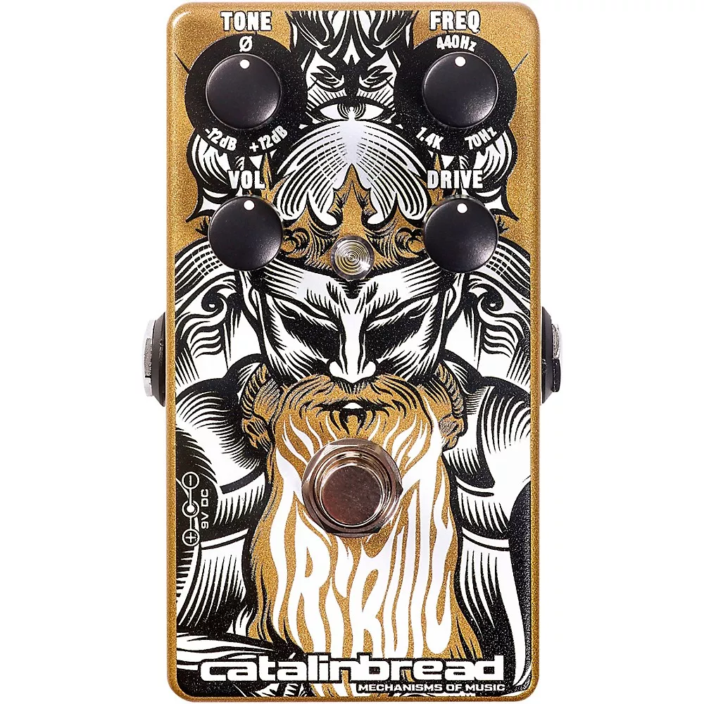 Catalinbread Tribute All-Gain Parametric OD Effects Pedal Gold
