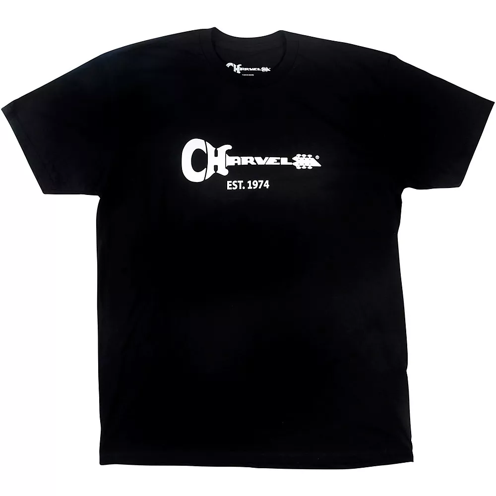 Charvel Guitar Logo Black T-Shirt XX Large