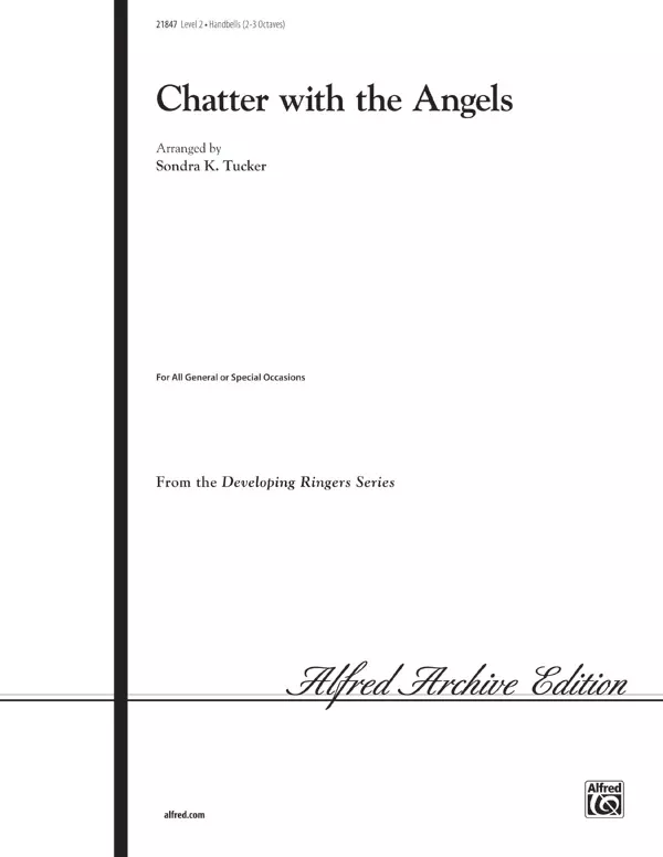 Chatter with the Angels: Handbells 2-3 Octaves Sheet