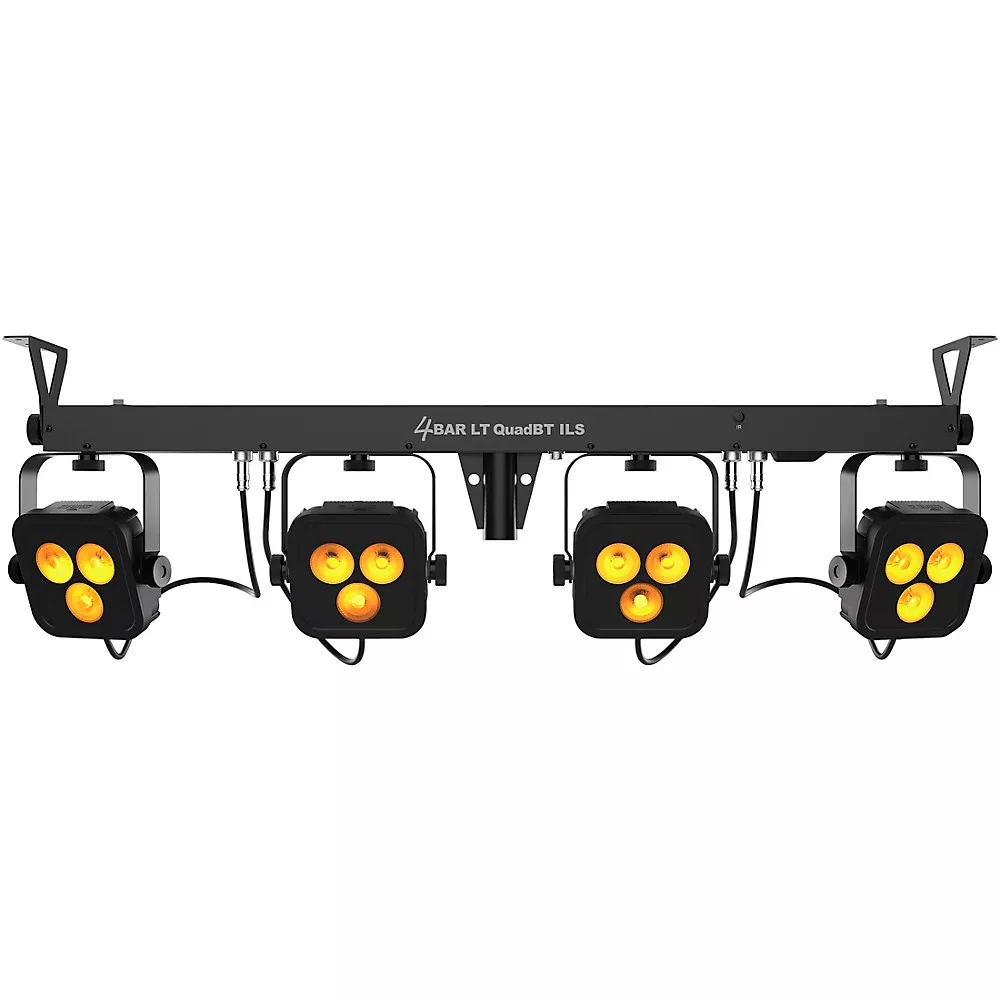 CHAUVET DJ 4BAR LT Quad Bluetooth ILS Mobile Wash Light System Black