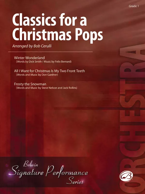 Classics for a Christmas Pops, Level 1: String Orchestra Conductor Score & Parts