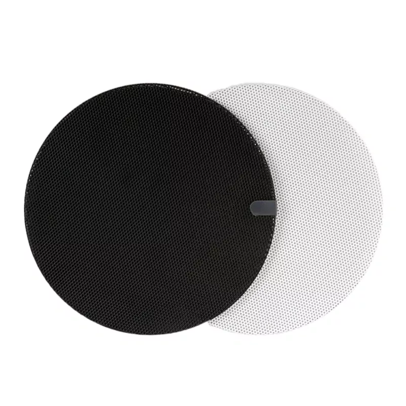 Cloud Electronics CS-4VGRILL-B Round Grille for Ceiling Speaker (Black) – 4″
