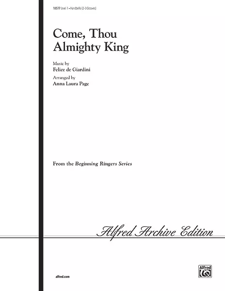 Come, Thou Almighty King: Handbells 2-3 Octaves Sheet