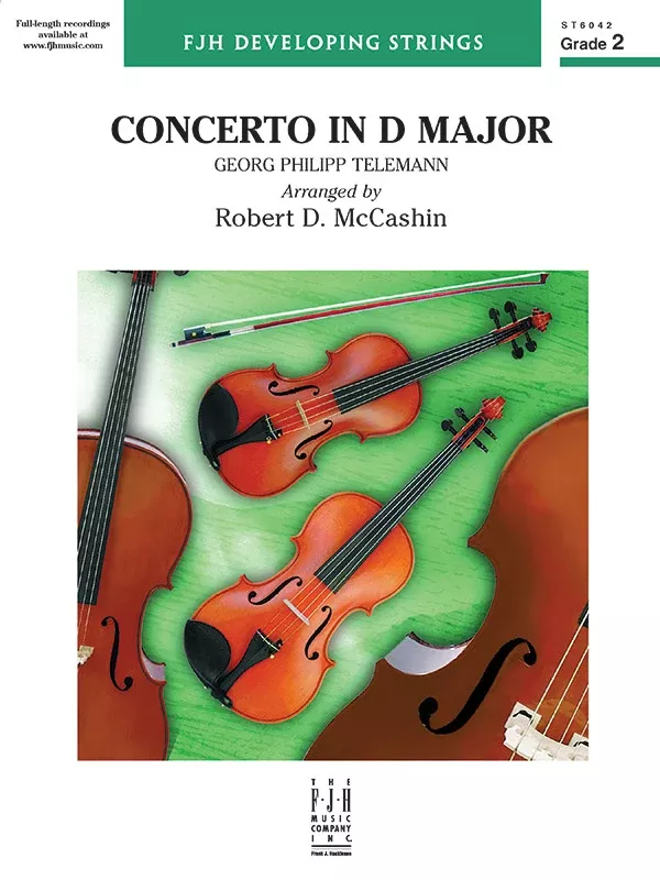 Concerto in D Major (First Movement): String Orchestra Conductor Score & Parts
