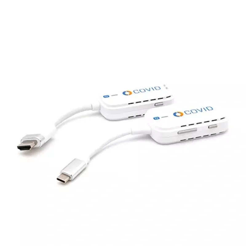 Covid ECW-100 Wireless HDMI Receiver to USB-C Transmitter (White)